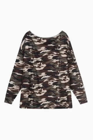 Résumé LolaRS Blouse – Camouflage — produktfoto