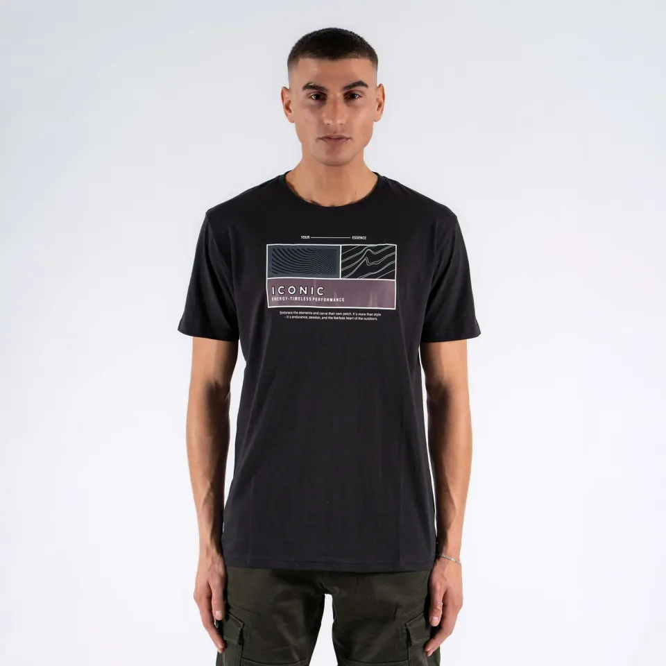 Marcus MAfarrel ss t-shirt – Meteorite — produktfoto