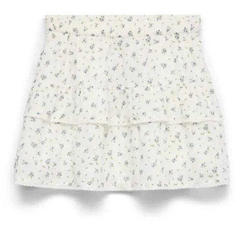 Vero Moda nederdel Vmtrine – Snow White Marguerite Blue Jasper — produktfoto