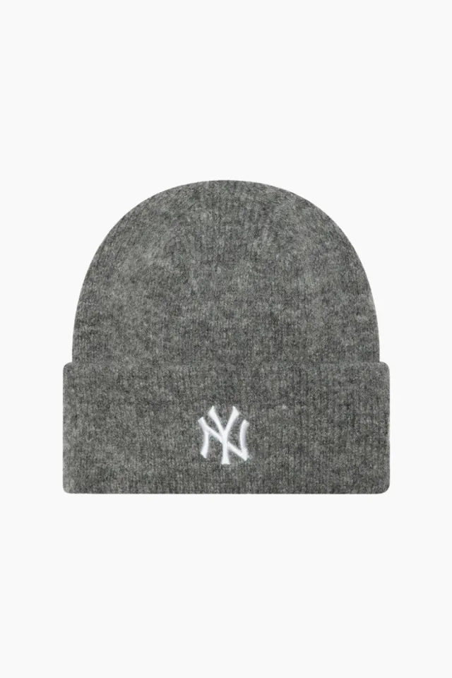 New Era Female Wide Cuff Beanie – grå — produktfoto