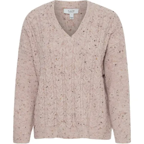 b.young strik Bynata – Pale Mauve Melange — produktfoto