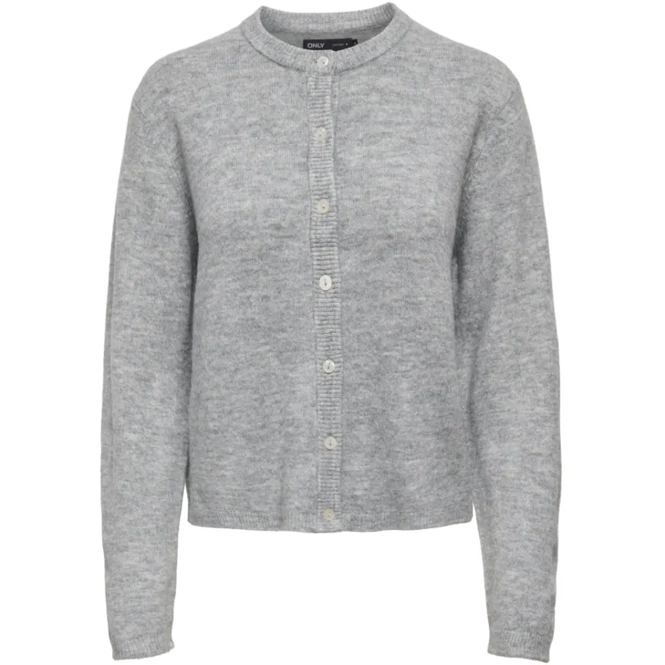 ONLY strik cardigan Onlsimoni – Medium grey melange — produktfoto