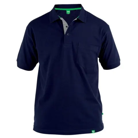 Duke Clothing Duke D555 Polo Grant Plus – marineblå — produktfoto