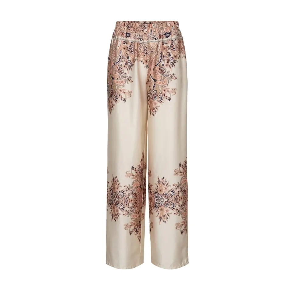Liberté Bukser Wennise – Creme paisley — produktfoto