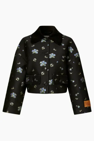 Baum und Pferdgarten Bebeth Jacket – Black Small Flower — produktfoto
