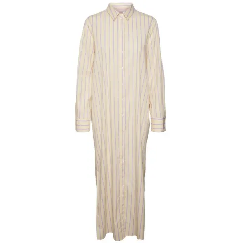 Vero Moda SomethingNew kjole Sncleo – Pale Banana PURPLE — produktfoto