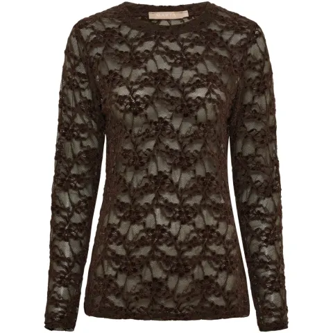 Marta du Château langærmet blonde t-shirt MdcPrimula 8941 – Moro — produktfoto