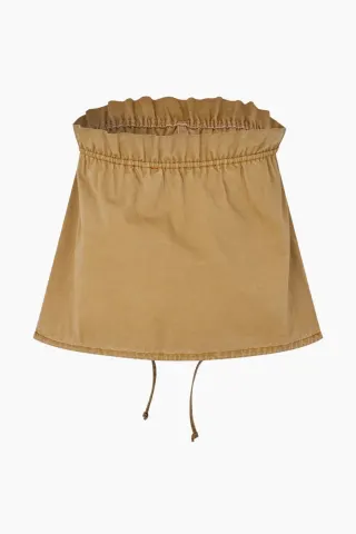 Oval Square Safari Top – beige — produktfoto
