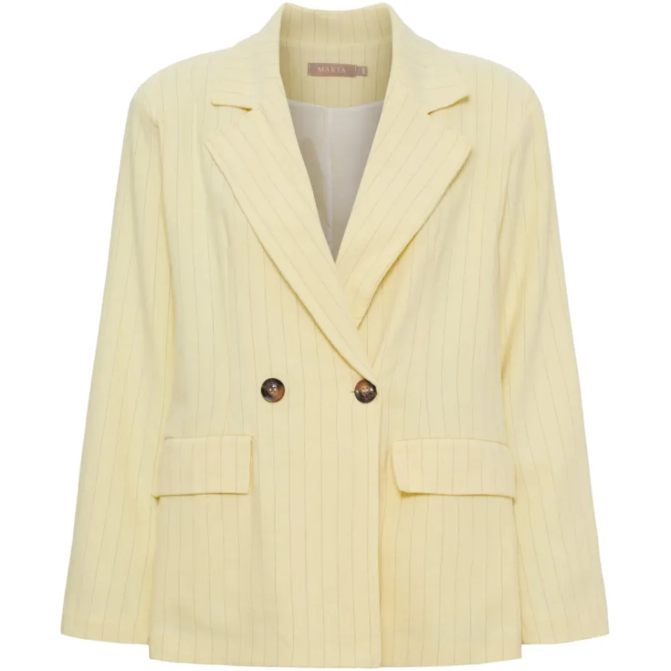 Marta du Château blazer MdcMarissa 8232 – Yellow Stripe — produktfoto