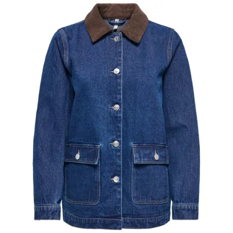 ONLY jakke Onlfrankie – Dark Blue Denim — produktfoto
