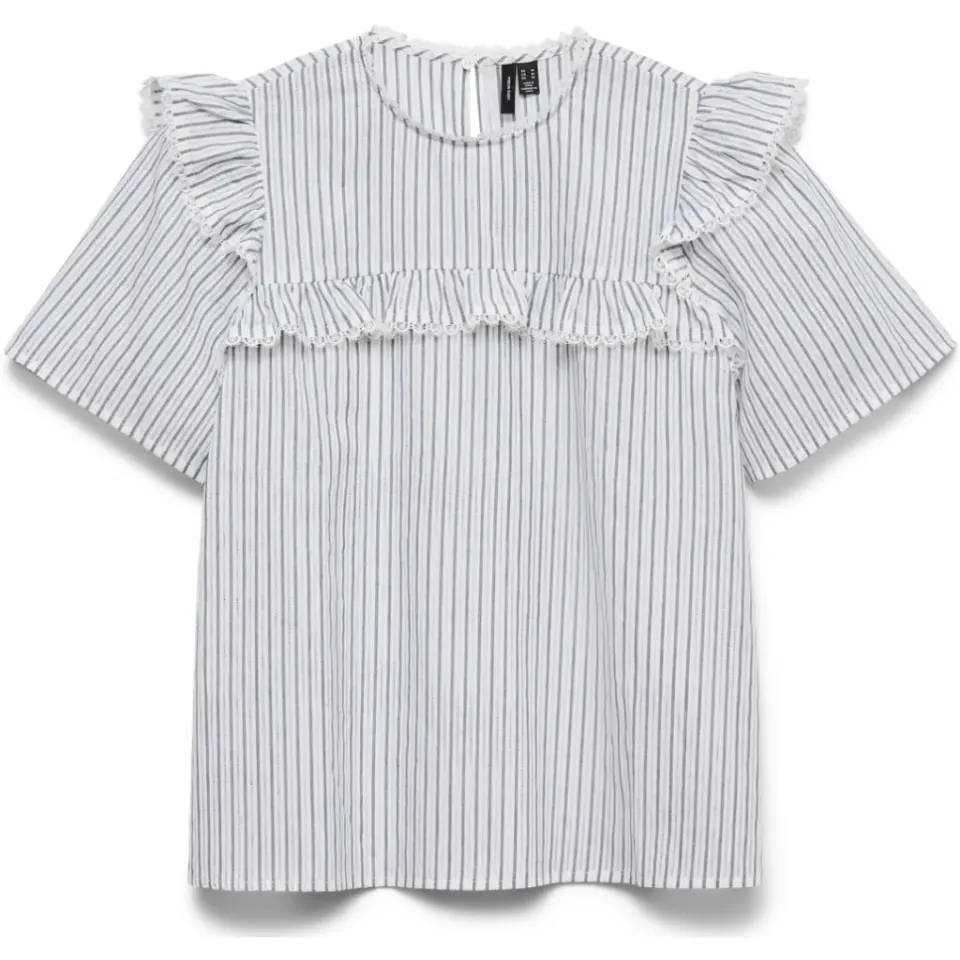Vero Moda TOP Vmbell – Snow White Black — produktfoto