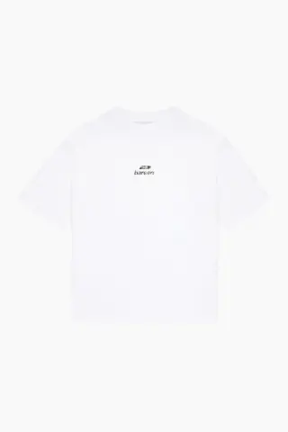 bareen AW26 Logo Box Fit – hvid — produktfoto