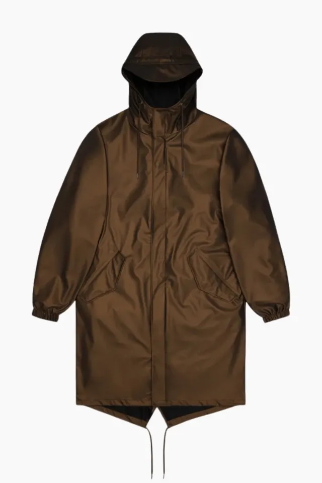 Rains Fishtail Parka W3 – Comet — produktfoto