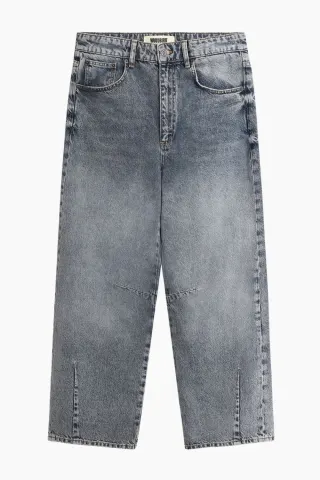 Woodbird WBBrooke Smoke Jeans – mørkegrå — produktfoto