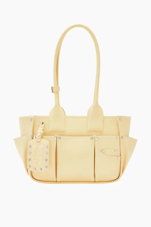 GANNI Posy Small B2110072 – Yellow Cream — produktfoto