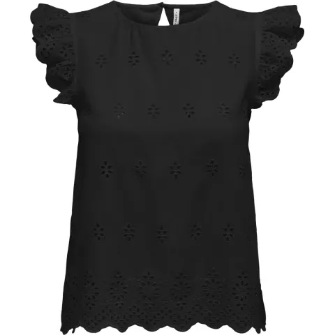 ONLY bluse Onllou – sort — produktfoto