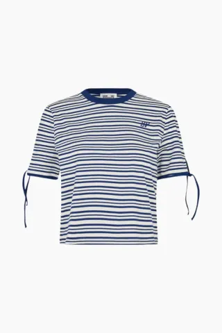 Baum und Pferdgarten Janet T-shirt – Derby Blue Stripe — produktfoto