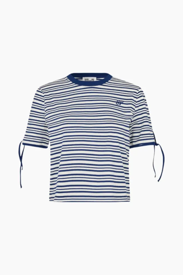 Baum und Pferdgarten Janet T-shirt – Derby Blue Stripe — produktfoto
