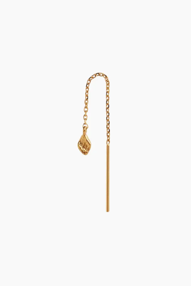 STINE A Tout Petit Dangling Ile De L'amor Earring – guld — produktfoto