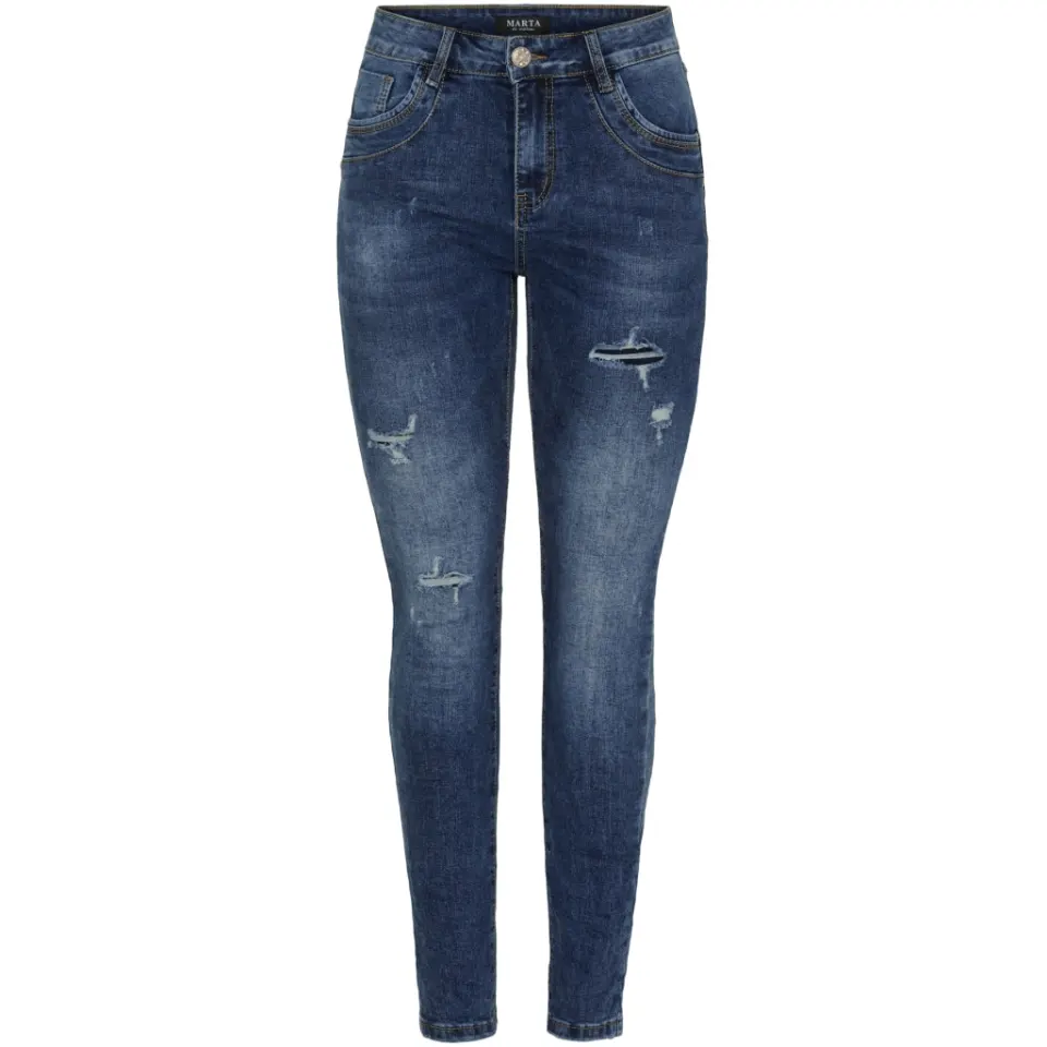 Marta du Château jeans MdcCamila Mdc179-26167 – Dark Blue Denim — produktfoto