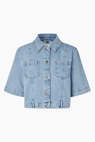 Baum und Pferdgarten NO 05 Shirt – Washed Light Blue — produktfoto
