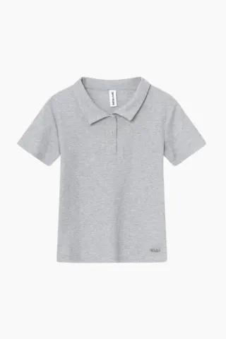 Résumé NikoRS Polo Tee – Light Grey Melange — produktfoto