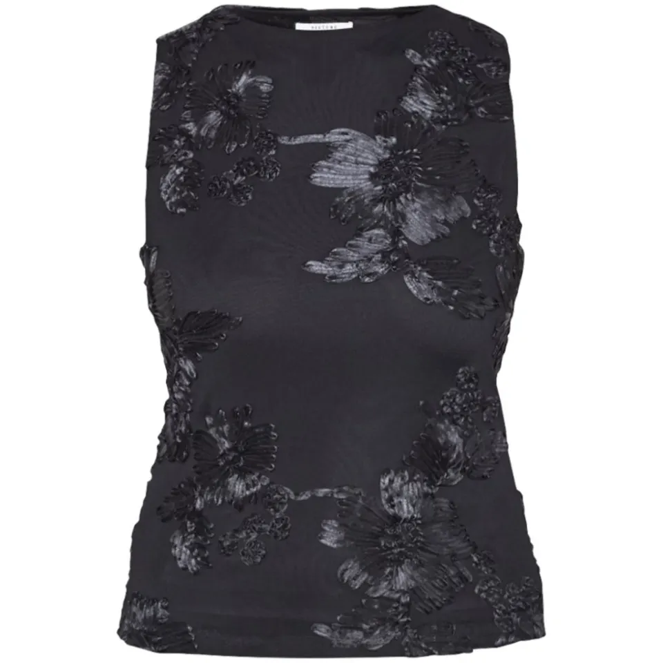 Sisters Point top SIS – Black/Black — produktfoto