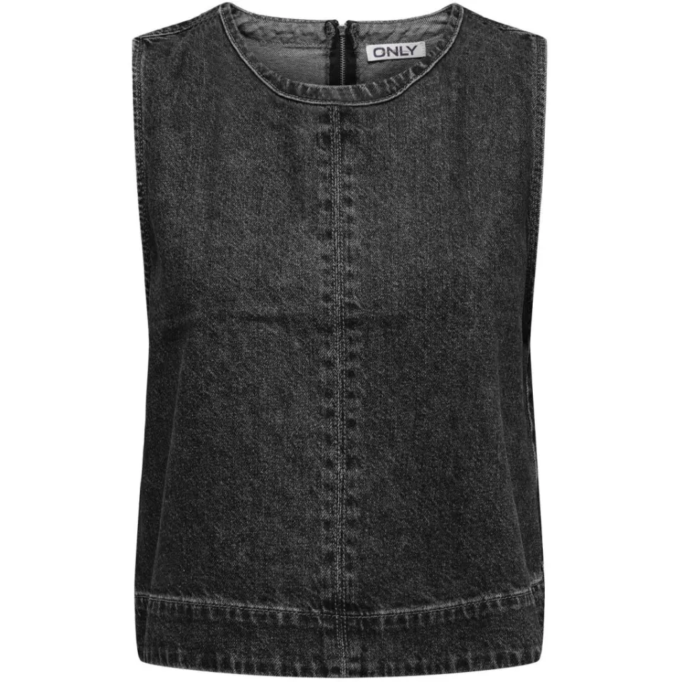 ONLY top Onldorsi – Washed Black — produktfoto