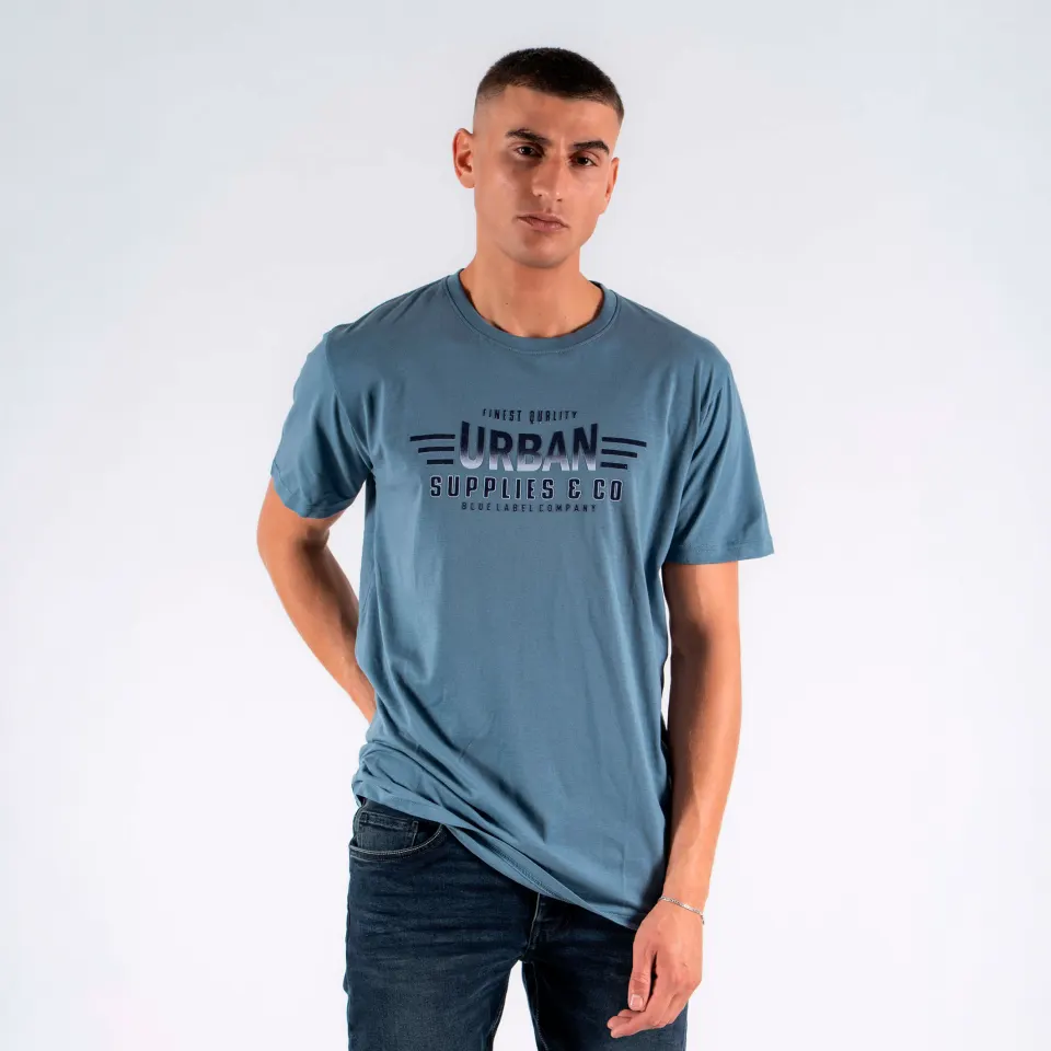 Marcus MAespen ss t-shirt – Blå — produktfoto