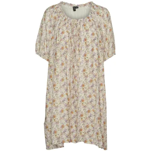 Vero Moda kjole Vmalia – Birch MINI FLOWER — produktfoto
