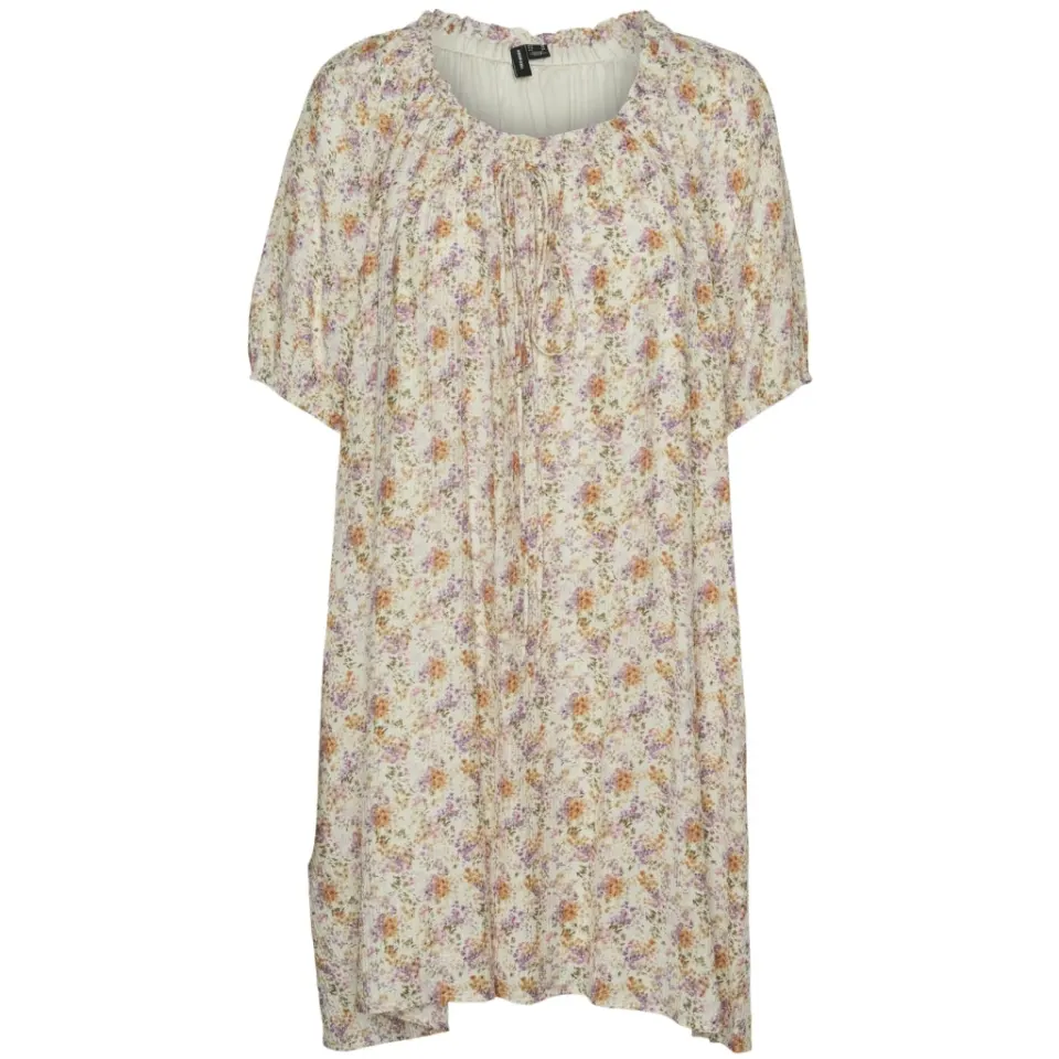 Vero Moda kjole Vmalia – Birch MINI FLOWER — produktfoto