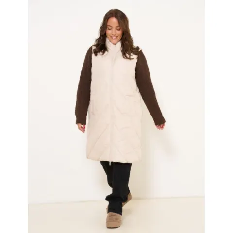 Vero Moda vest Vmmillas – Oatmeal — produktfoto