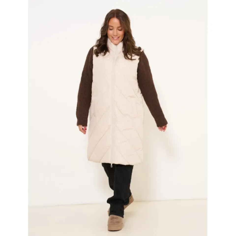 Vero Moda vest Vmmillas – Oatmeal — produktfoto