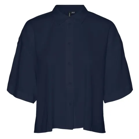Vero Moda skjorte Vmlinn – Navy Blazer — produktfoto
