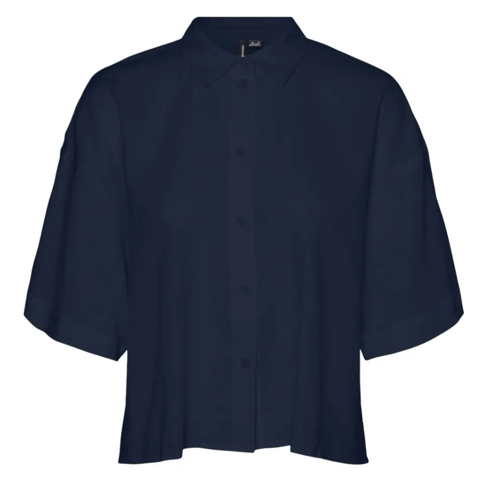 Vero Moda skjorte Vmlinn – Navy Blazer — produktfoto
