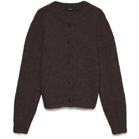 Vero Moda cardigan Vmnovah – Chocolate Torte W. DTM BUTTON — produktfoto