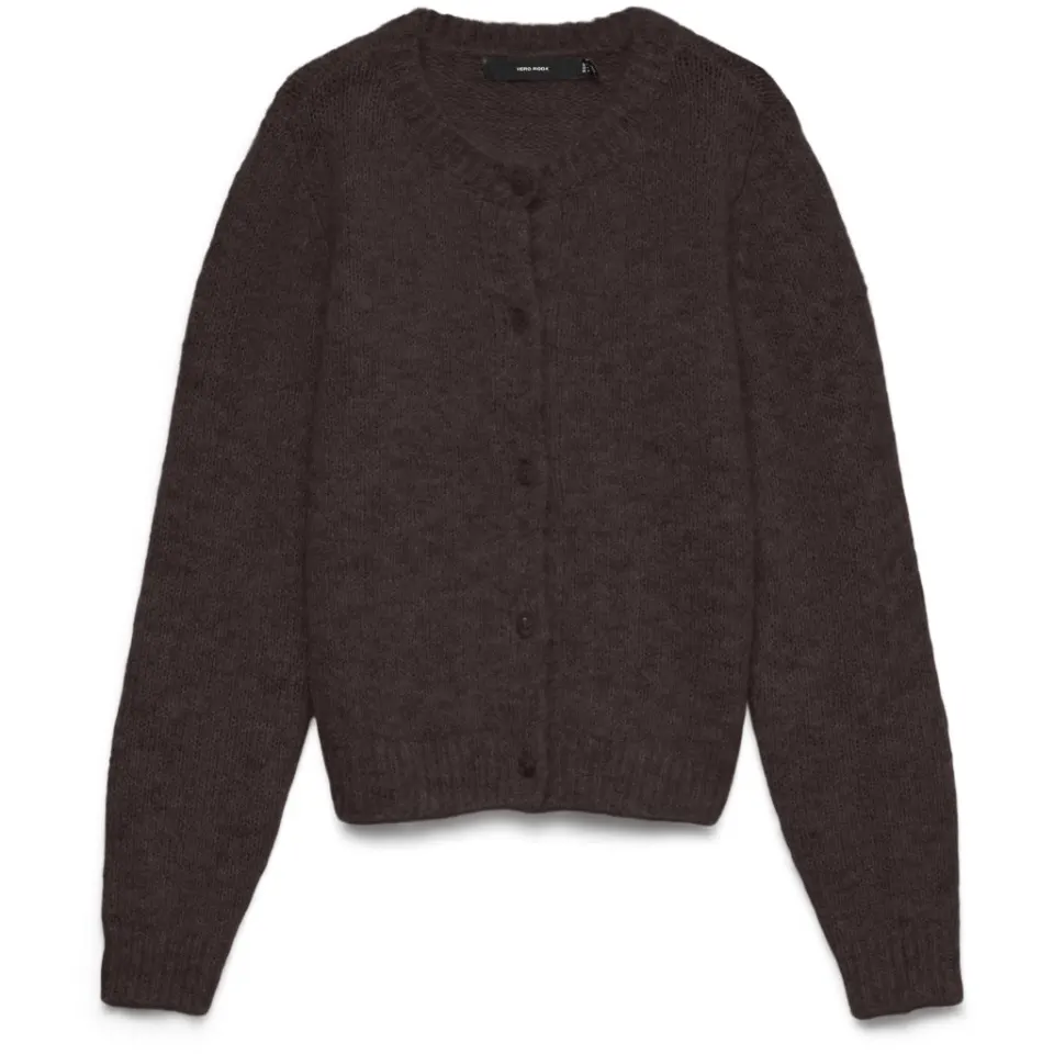Vero Moda cardigan Vmnovah – Chocolate Torte W. DTM BUTTON — produktfoto