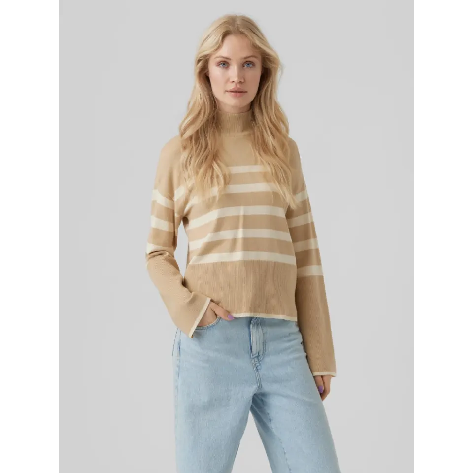 Vero Moda bluse Vmhappiness – Irish Cream W. BIRCH — produktfoto