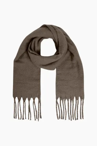 .Object Objmitta Check Scarf Rep - Morel – Object — produktfoto