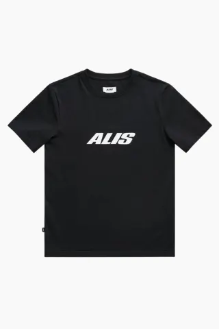 ALIS Jeron Essential T-shirt w/ Chest Logo – Solid Black — produktfoto