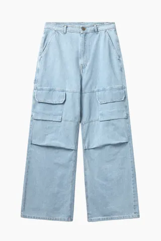 H2O Fagerholt Classic Box Jeans – Light Blue Denim — produktfoto