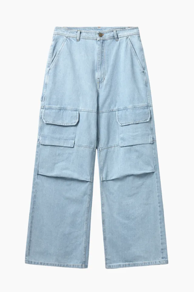 H2O Fagerholt Classic Box Jeans – Light Blue Denim — produktfoto