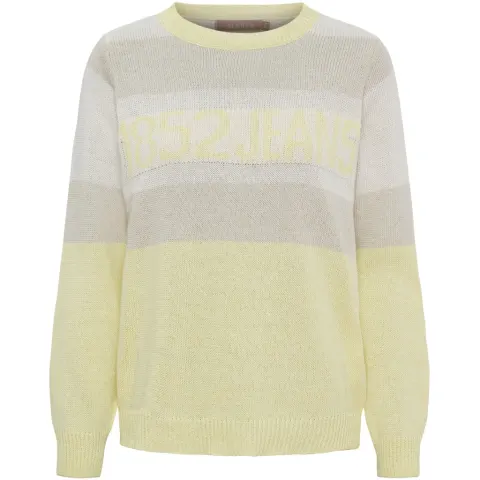 Marta du Château strik MdcBrielle KN8167 – Yellow/Beige — produktfoto