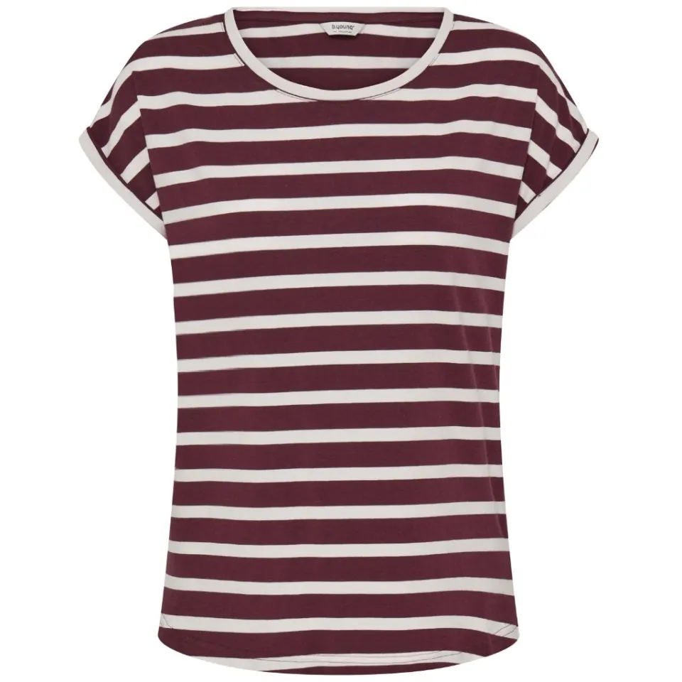 b.young t-shirt Bypamila – Fig — produktfoto