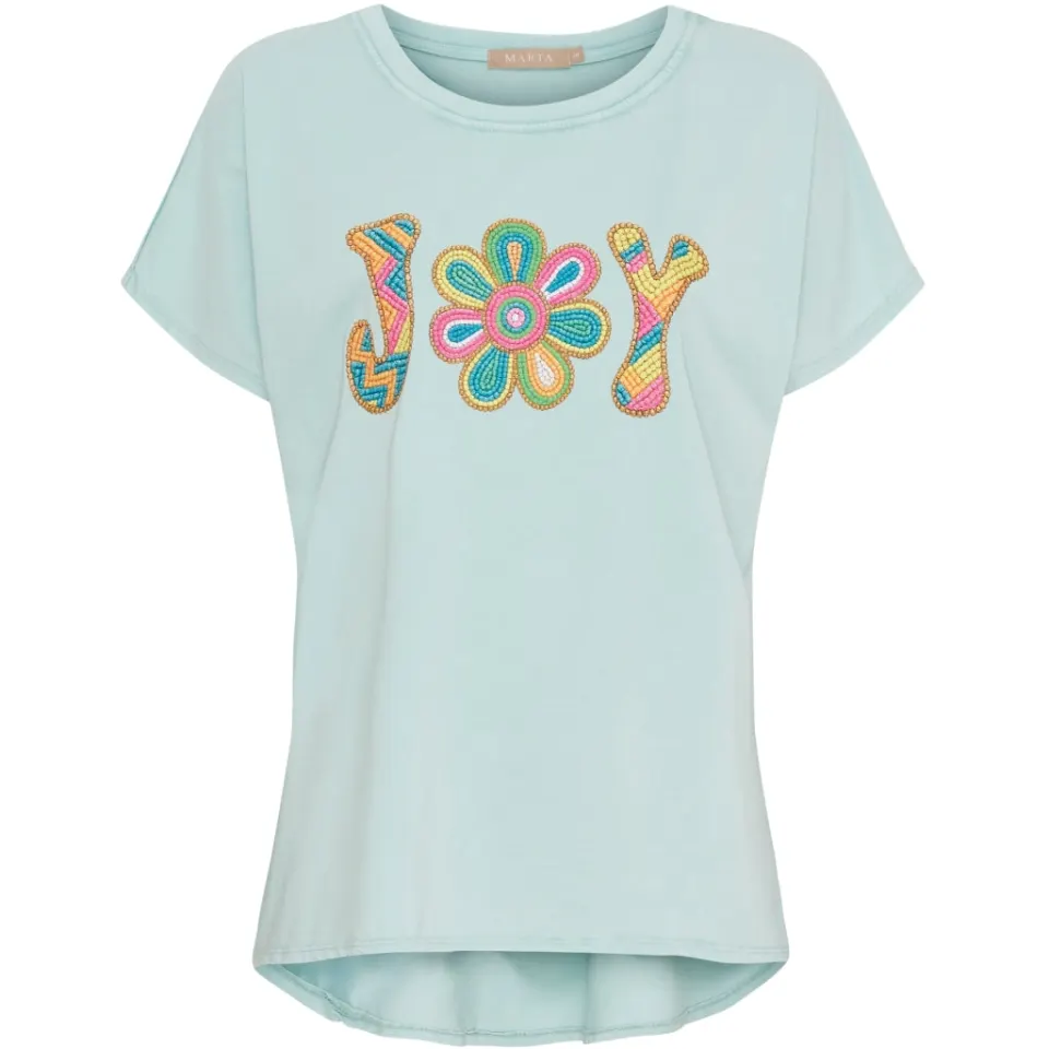 Marta du Château T-Shirt MdcVilja 23049Joy – Aqua — produktfoto