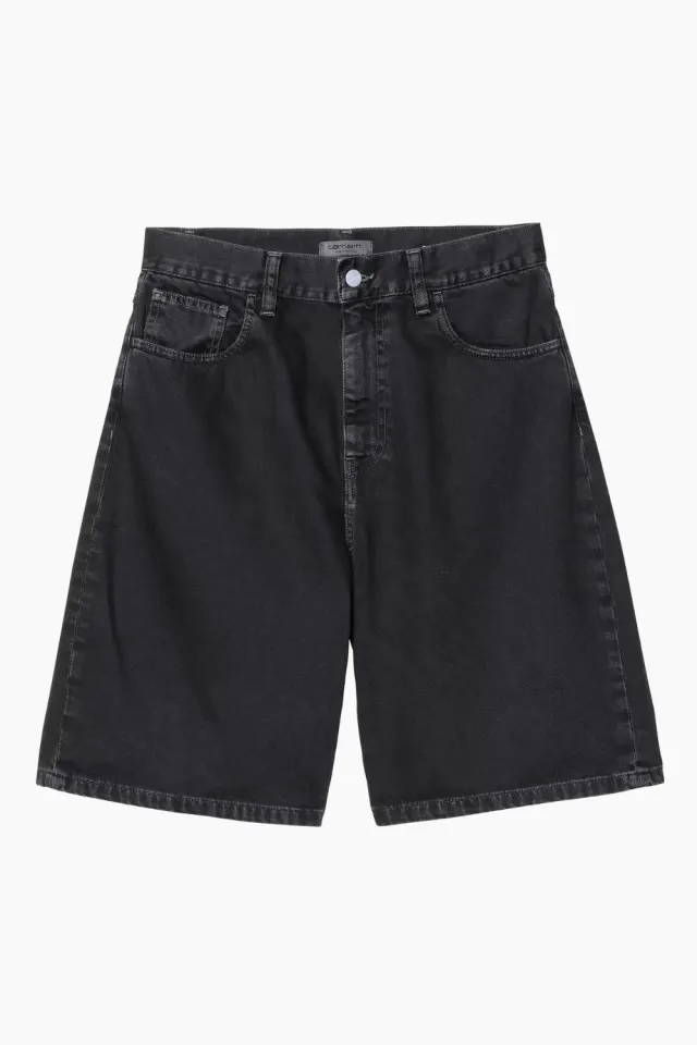 Carhartt W' Brandon Short - Black Stone Dyed – Carhartt WIP — produktfoto