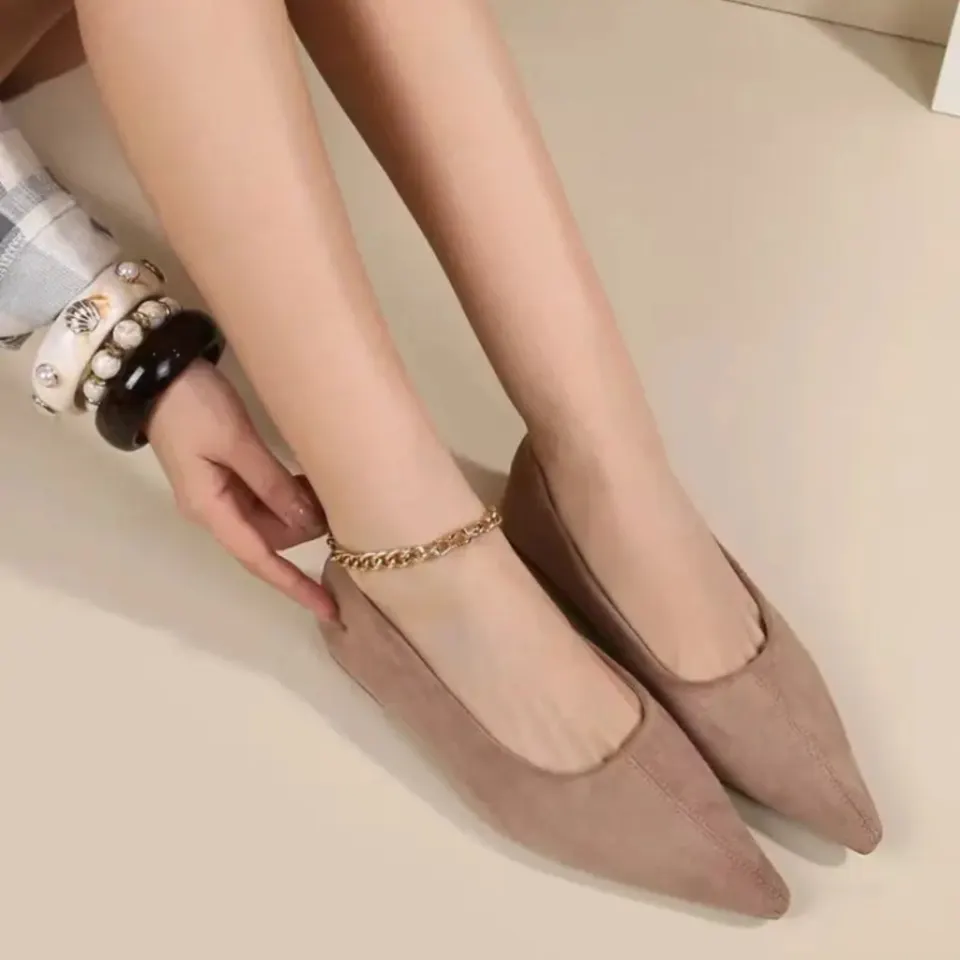 Soleil ballerina sko P69-33 – Khaki — produktfoto