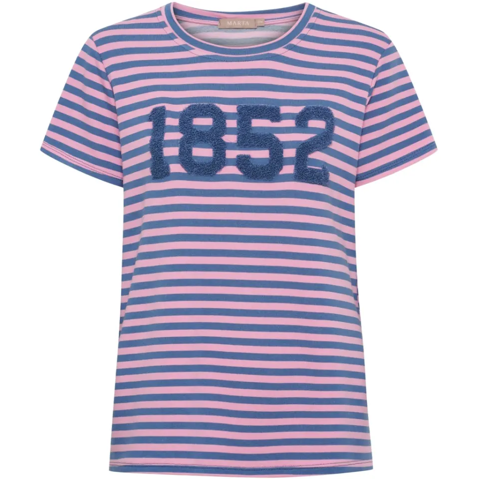 Marta du Château T-Shirt MdcHertha 84275-1852S – Pink/Jeans — produktfoto