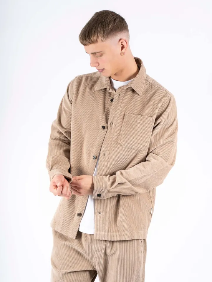 Marcus Julio Overshirt – Vintage Khaki — produktfoto