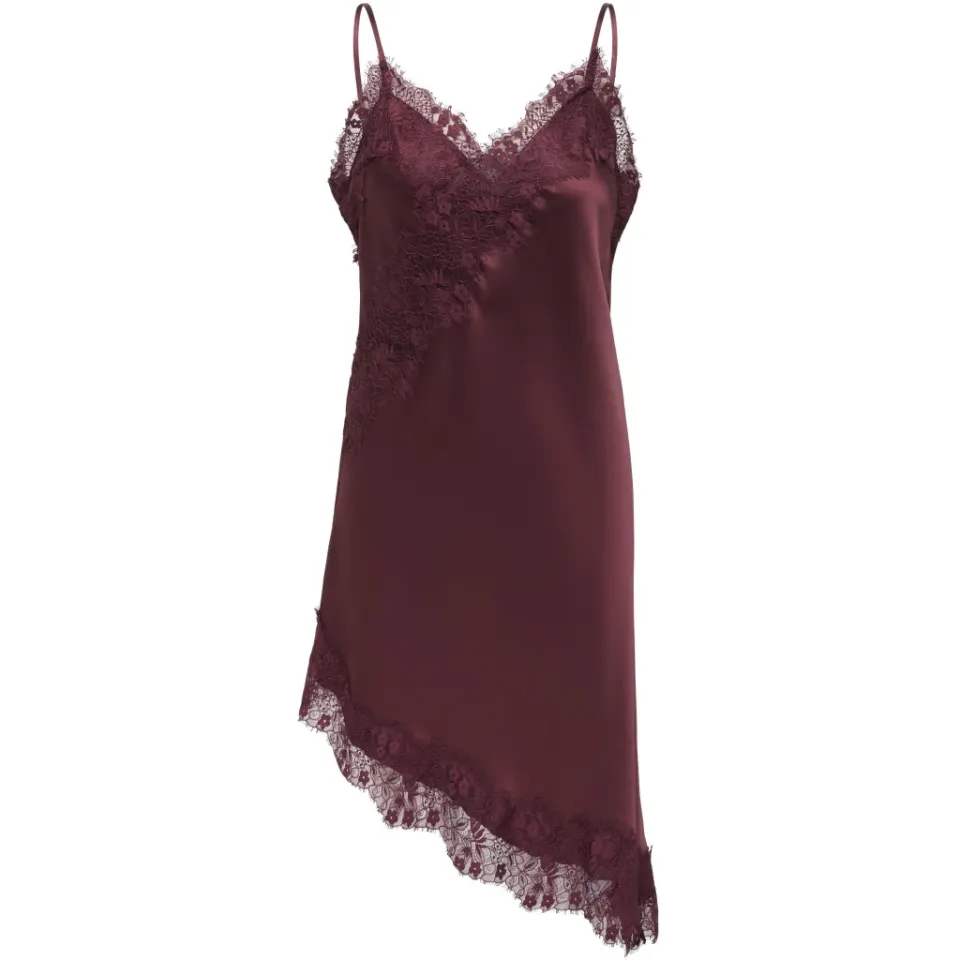 ONLY kjole Onlindona – Oxblood Red — produktfoto